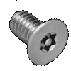 Metric Pin In Torx® Flat Head 18/8 Stainless Steel Machine Screws
